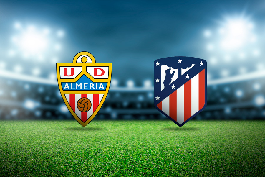 Partido entre UD Almería vs Atlético de Madrid