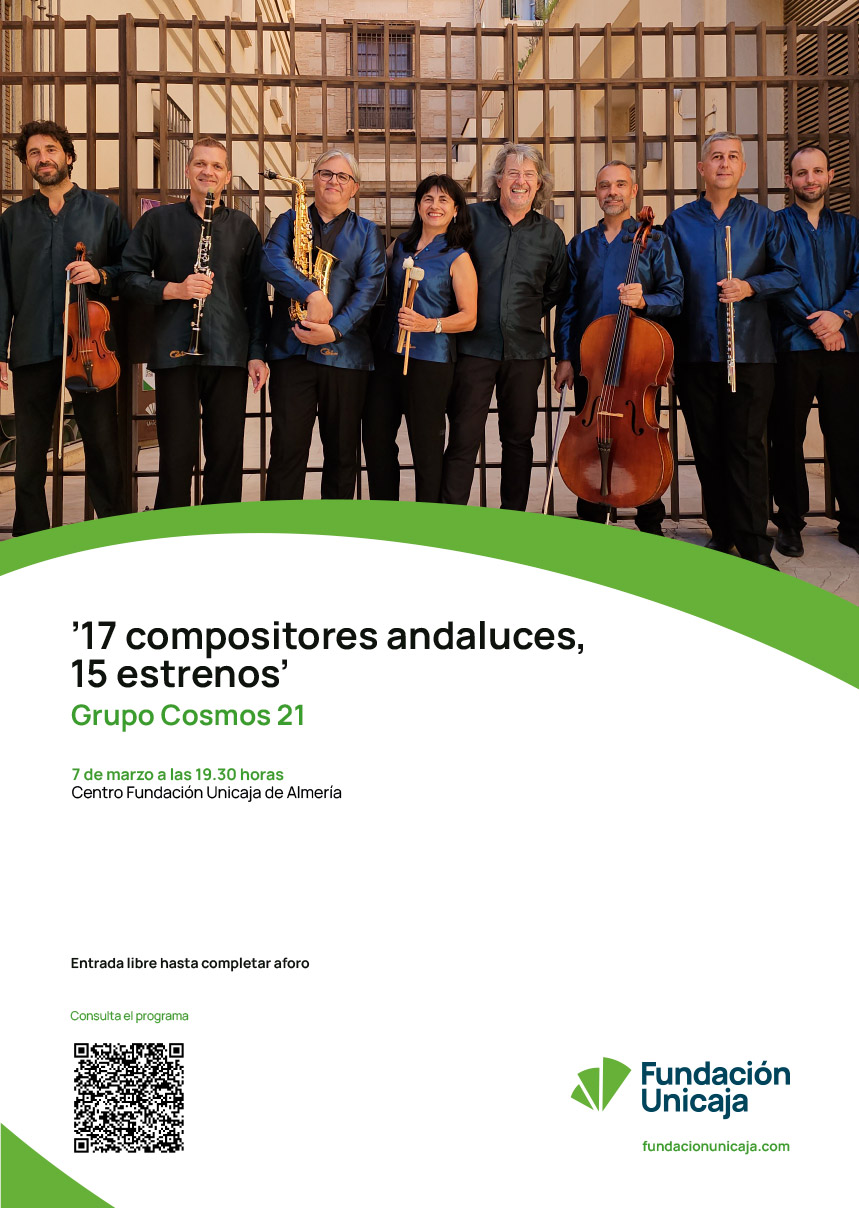 Gira ’18 compositores andaluces, 16 estrenos’ de Grupo Cosmos 21