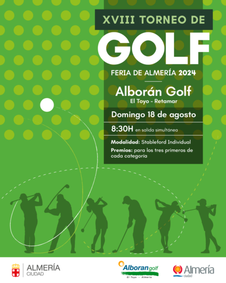 Cartel XVIII Torneo Golf - Turismo Almería